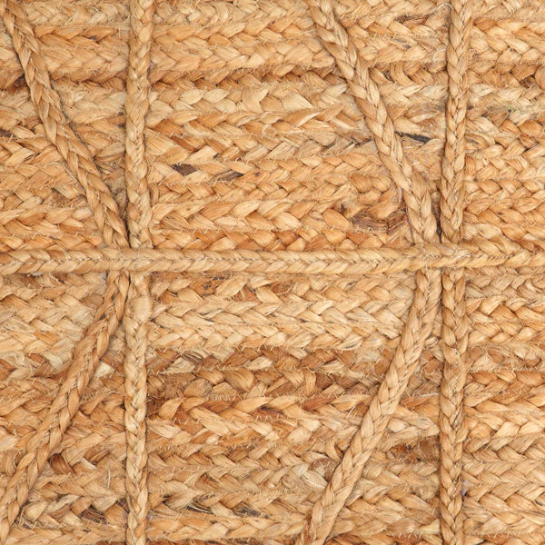 Triangle Jute Rug, Natural-Casa Amarosa-lobo nosara