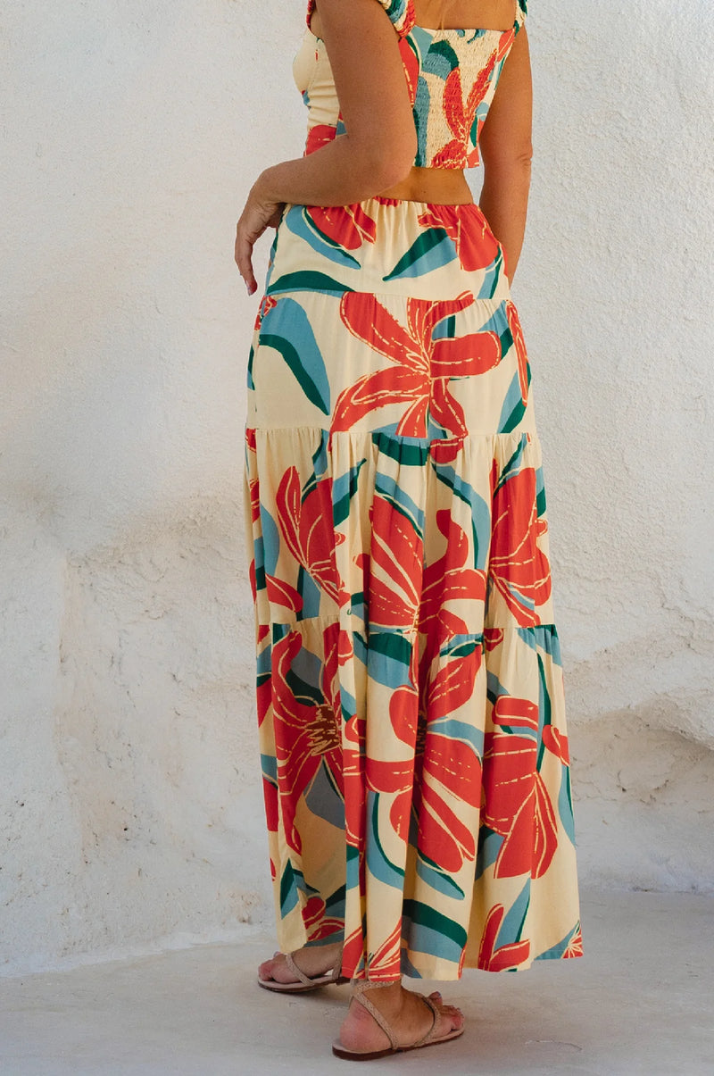 Tropicana Maxi Skirt-ELF-lobo nosara