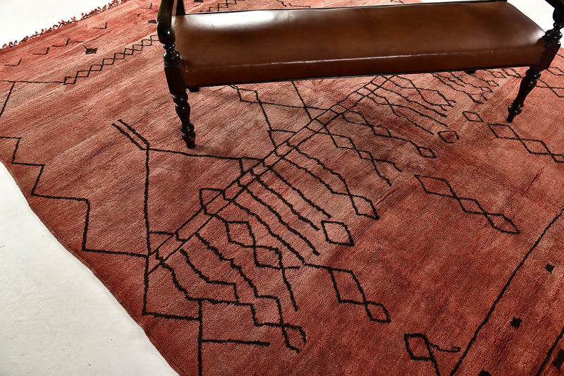 Vintage Inspired Red Atlas Rug-lobo-lobo nosara