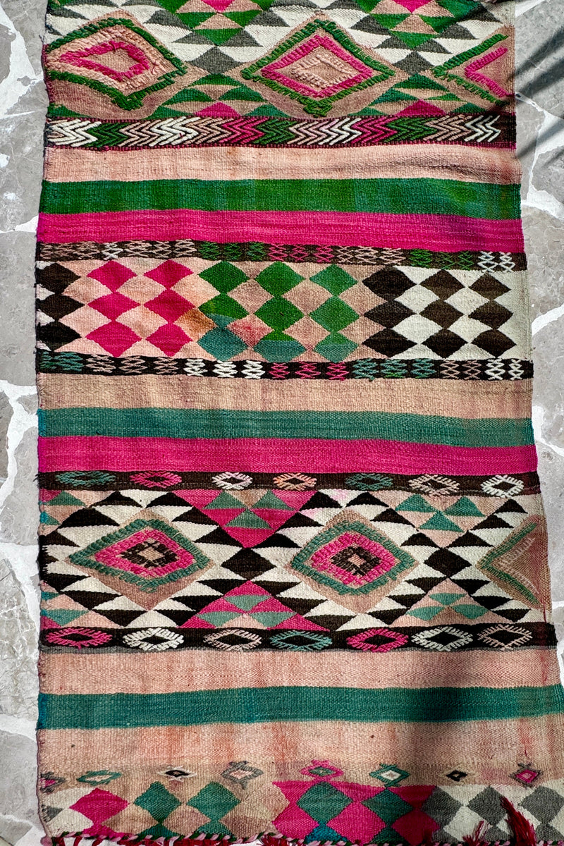 Vintage Moroccan Kilim Rug-lobo-lobo nosara