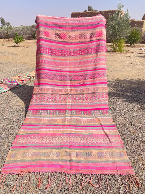 Vintage Moroccan Kilim Rug-lobo-lobo nosara