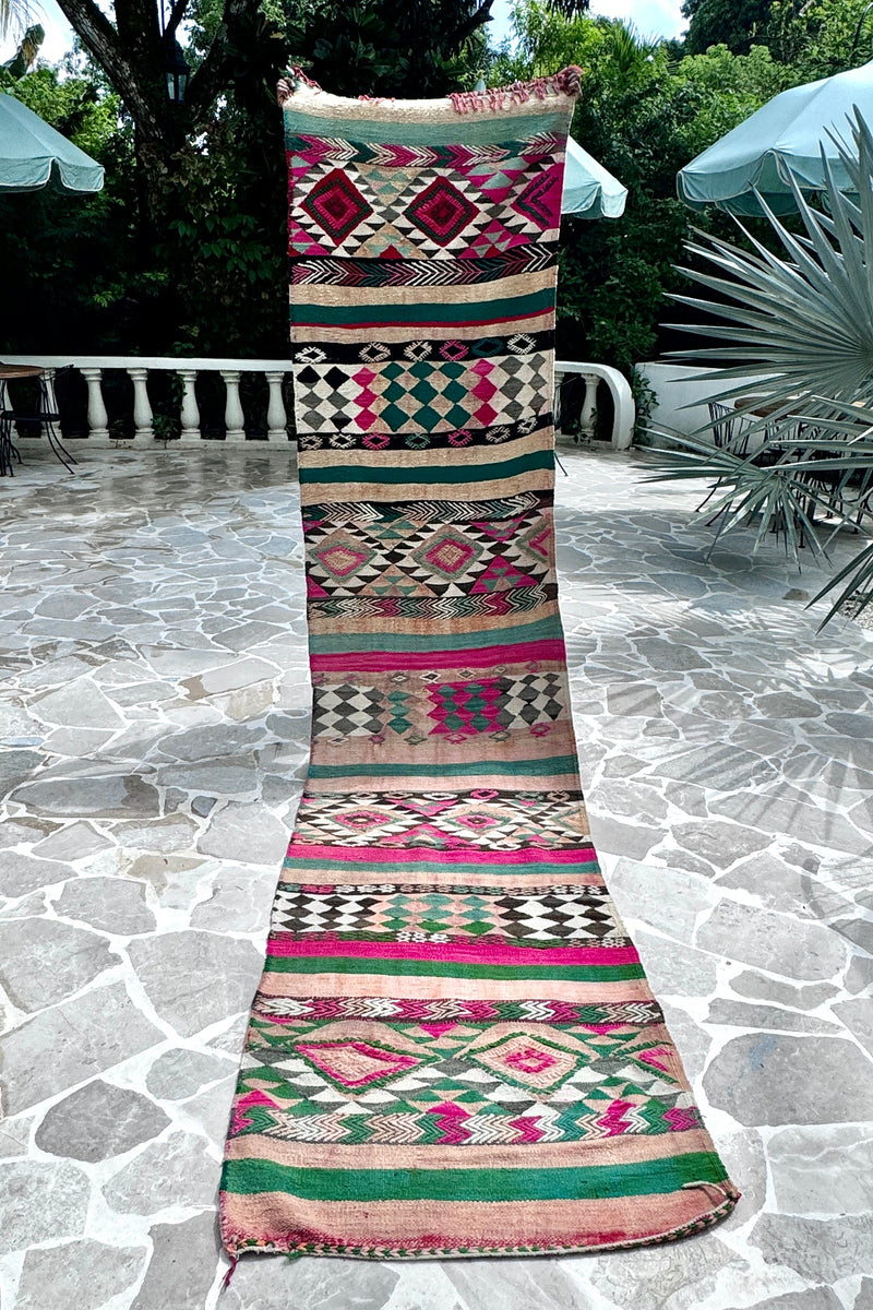 Vintage Moroccan Kilim Rug-lobo-lobo nosara