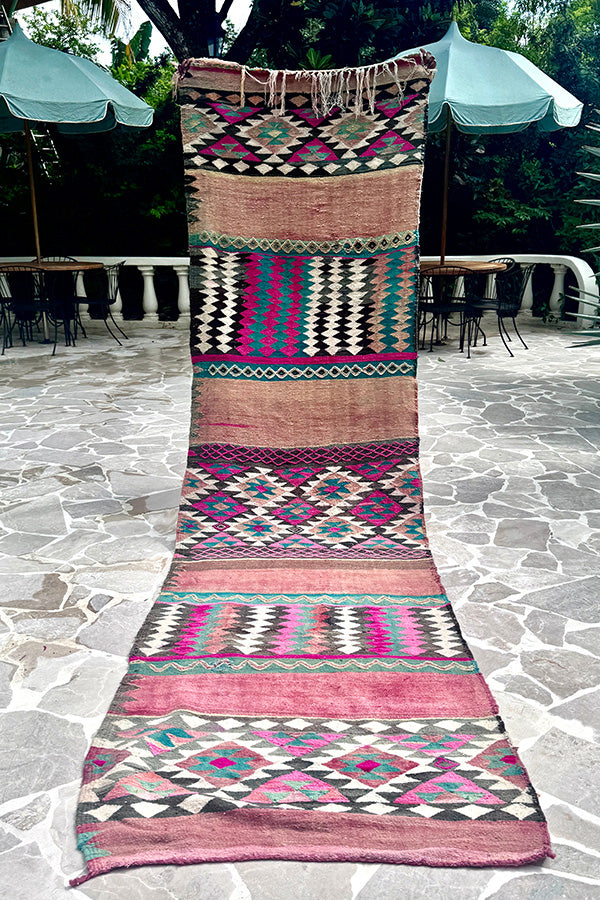 Vintage Moroccan Kilim Rug-lobo-lobo nosara