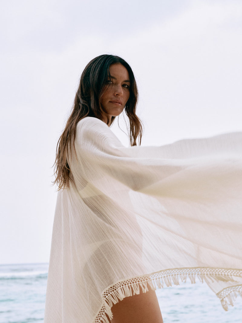 Vista Kimono - Natural-The Handloom-lobo nosara