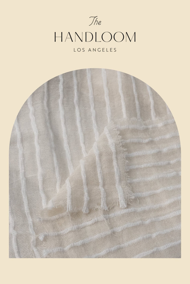 Yaz Dress - White Stripes-The Handloom-lobo nosara