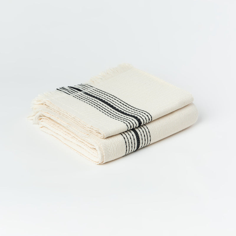 Zebrine 100% Cotton Turkish Towel-The Loomia-lobo nosara