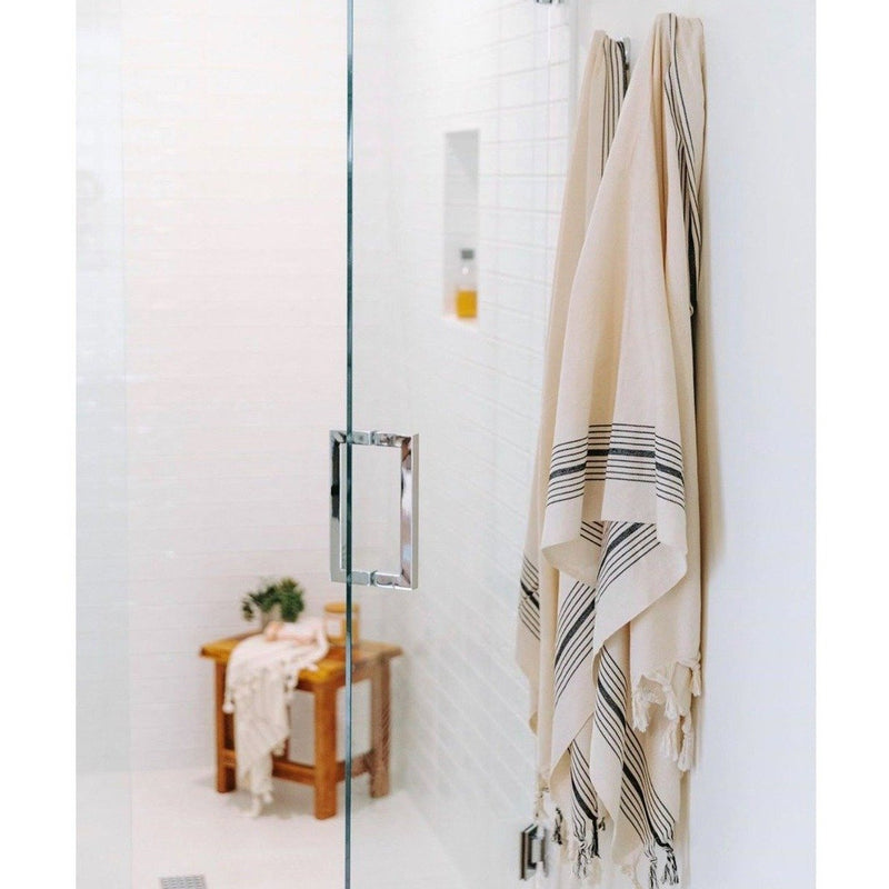 Zebrine 100% Cotton Turkish Towel-The Loomia-lobo nosara