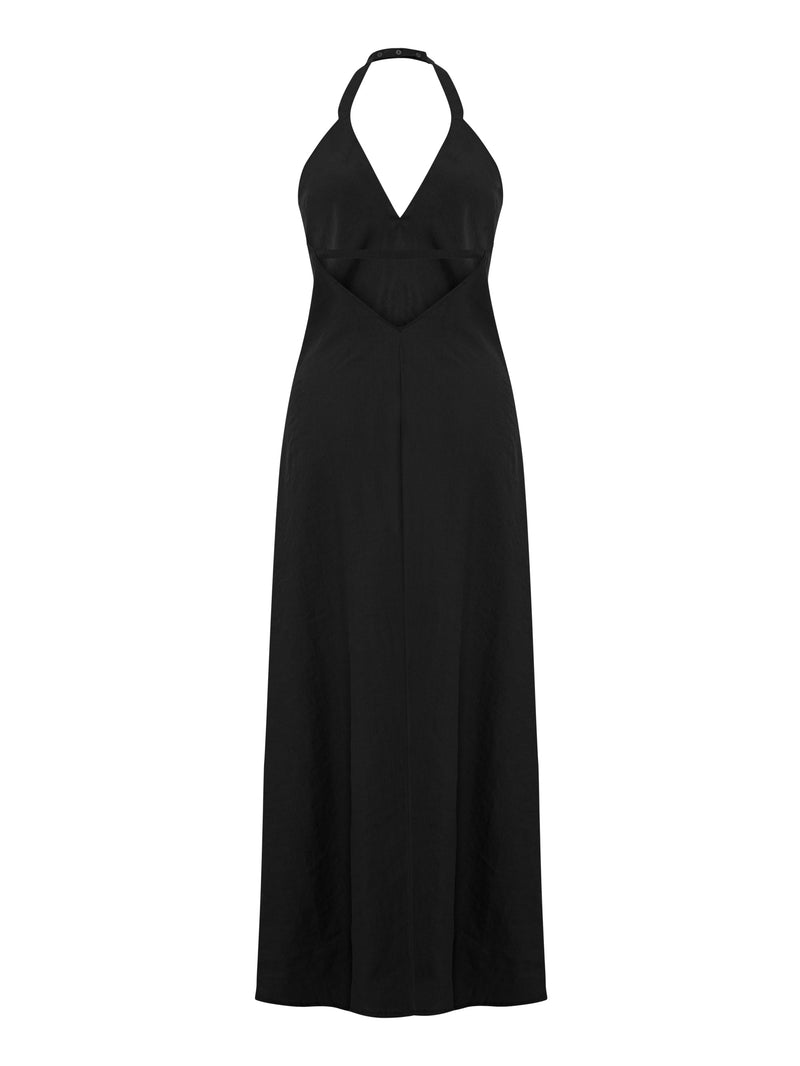 Zoe Maxi Dress - Black-The Handloom-lobo nosara