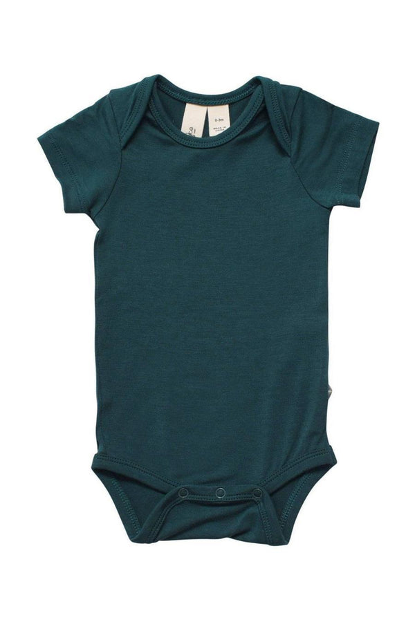 Kyte Baby Bodysuit in Emerald Onesies