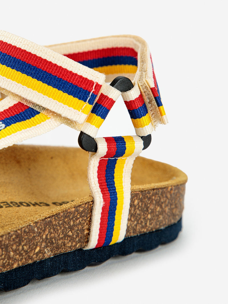 Color Stripes Straps Sandals-Bobo Choses-lobo nosara