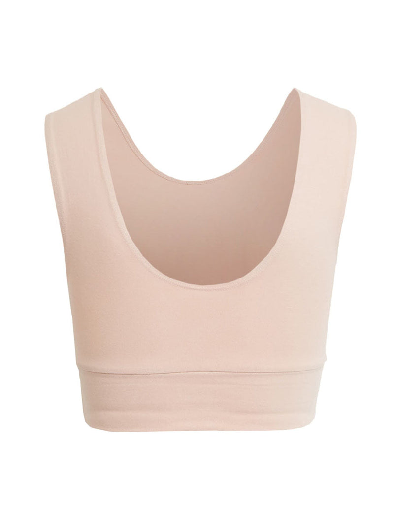 Gemini Stretch Organic Cotton Crop Top-Groceries Apparel-lobo nosara