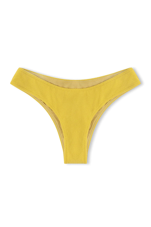 Golden Toweling Curve Bikini Bottom-Zulu & Zephyr-lobo nosara