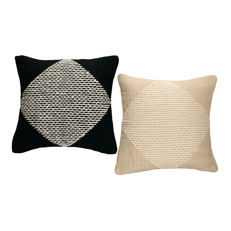 GoodWeave Certified Diagonal Stripe Throw Pillow-Casa Amarosa-lobo nosara