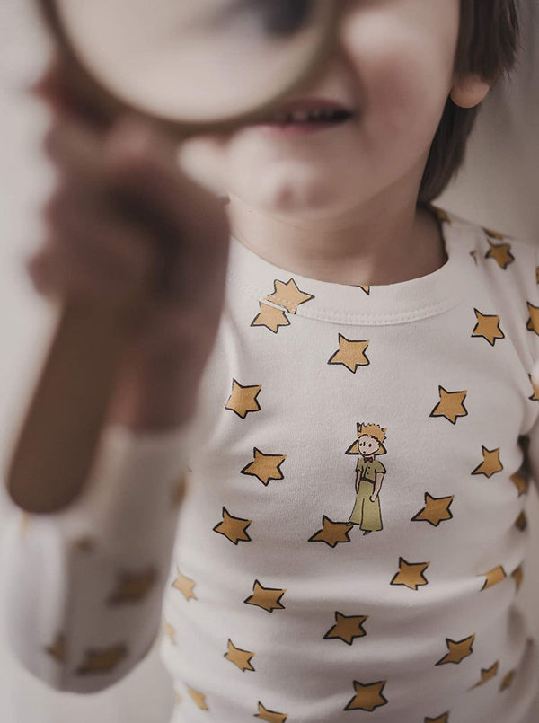 Little Prince Pajamas - Yellow Stars-Finn and Emma-lobo nosara