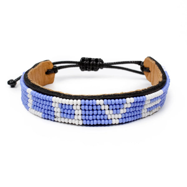 LOVE Bracelet - Blue & White-love is project-lobo nosara