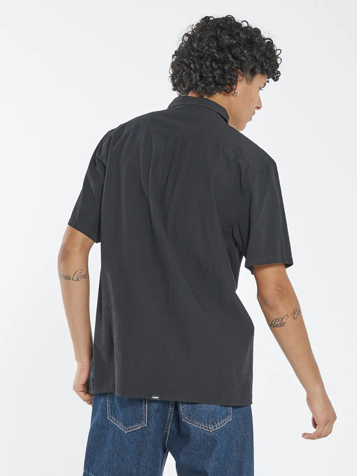 Minimal Jacquard Short Sleeve Shirt-Thrills-lobo nosara