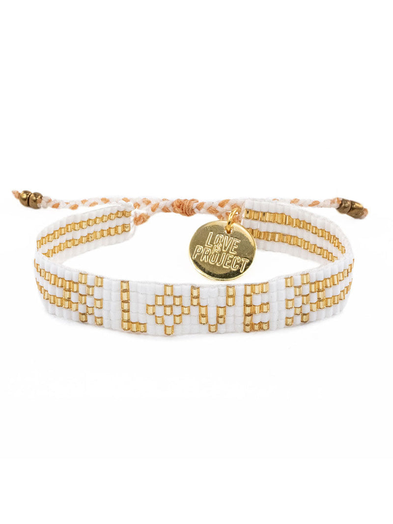 Seed Bead LOVE Bracelet-love is project-lobo nosara