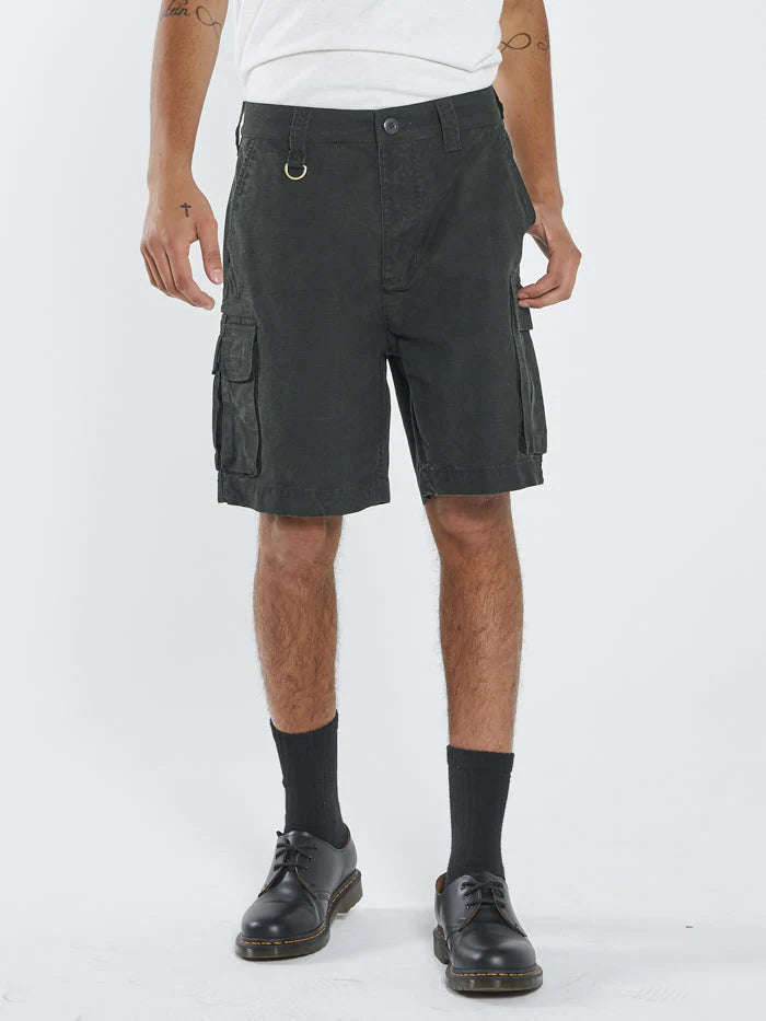 Slacker Cargo Short -Oil Green – lobo nosara