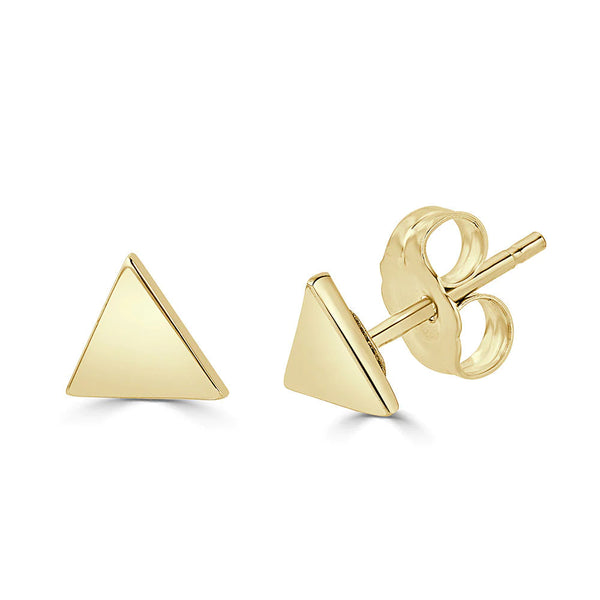 Solid Triangle Earring-Eliza Ray Jewelry-lobo nosara